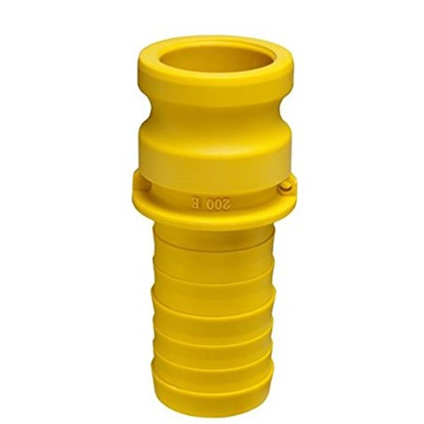 Slugfest Supplies 2 in. Quick Coupling Glass & Reinforced Nylon Male Adapter SL197949